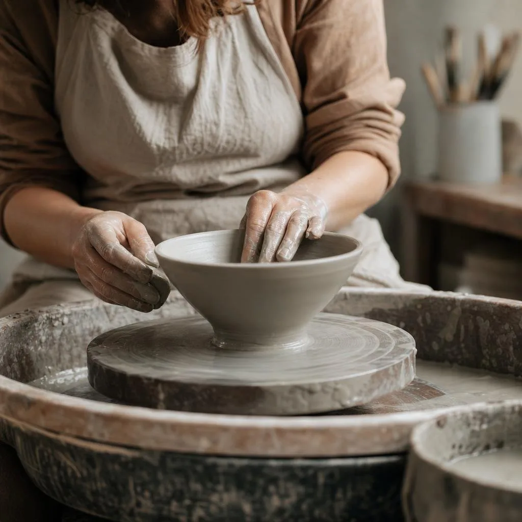 Carved Oak Bowl